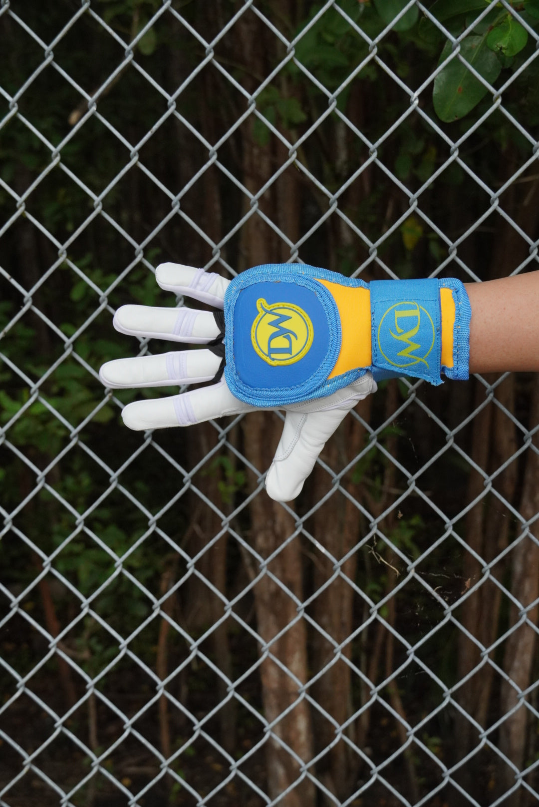 Protector de Mano Azul Cielo/Amarillo