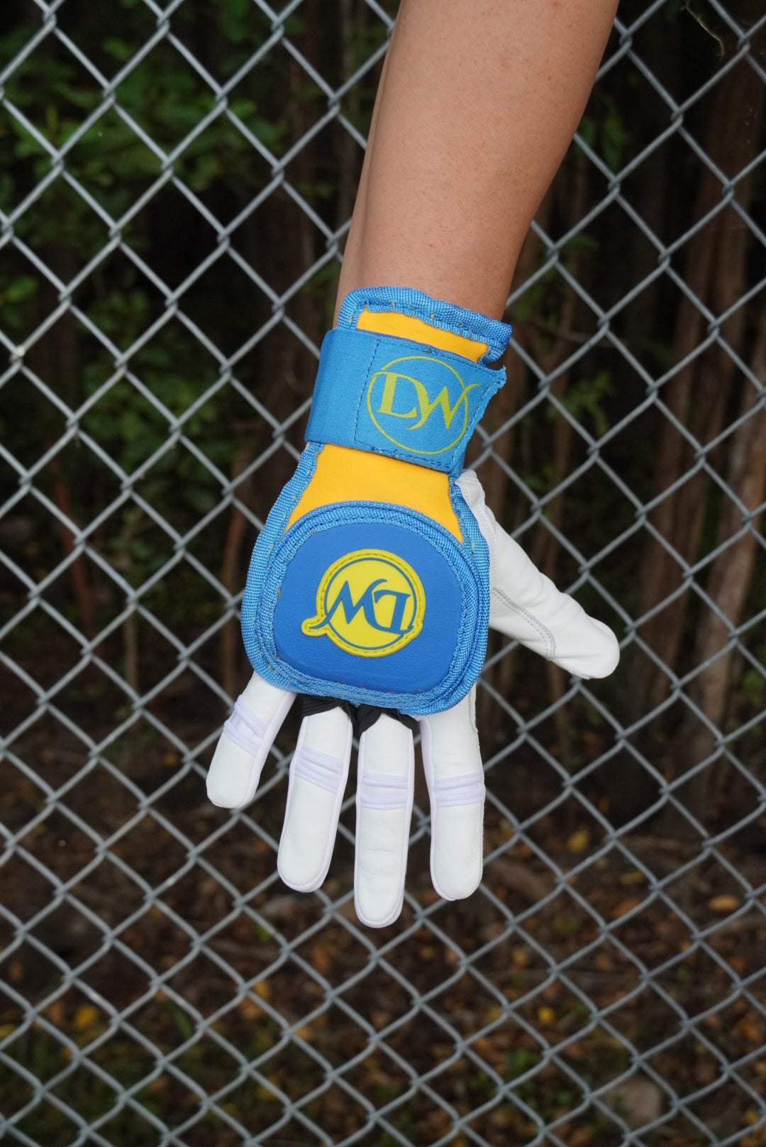 Protector de Mano Azul Cielo/Amarillo