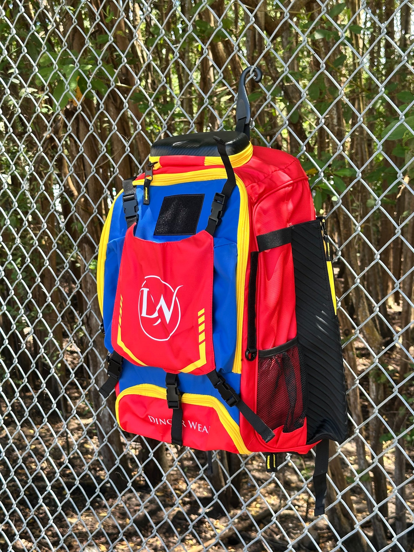 Large Red/Yellow/Royal Blue