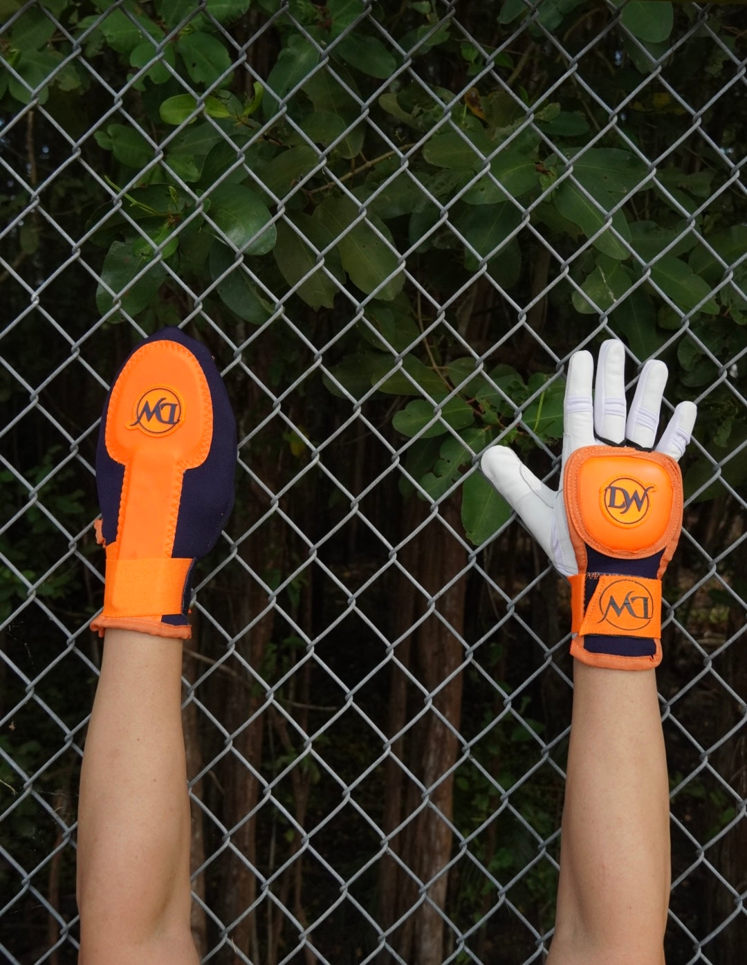 Orange/Navy Blue