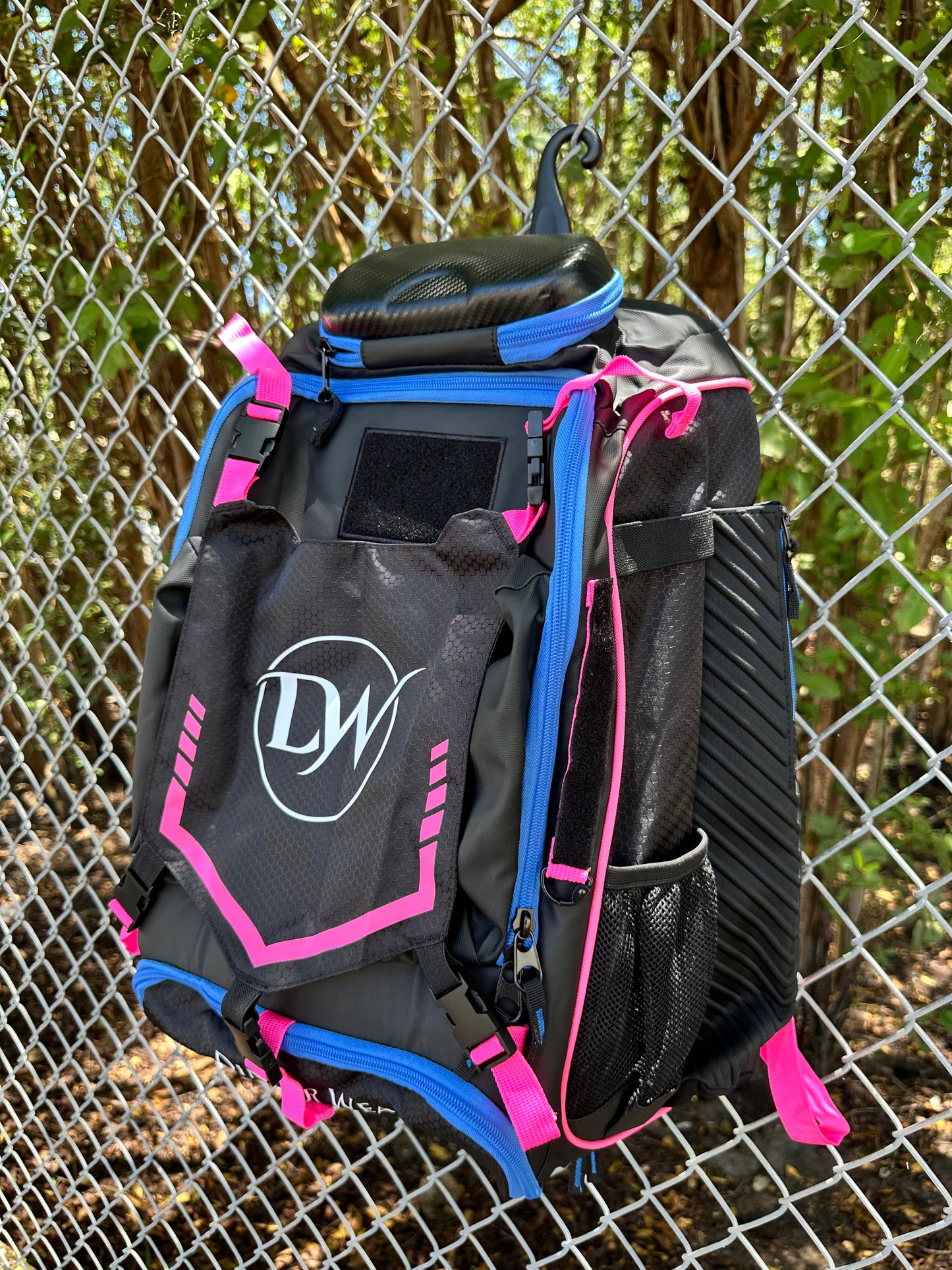 Large Black/Pink/Royal Blue