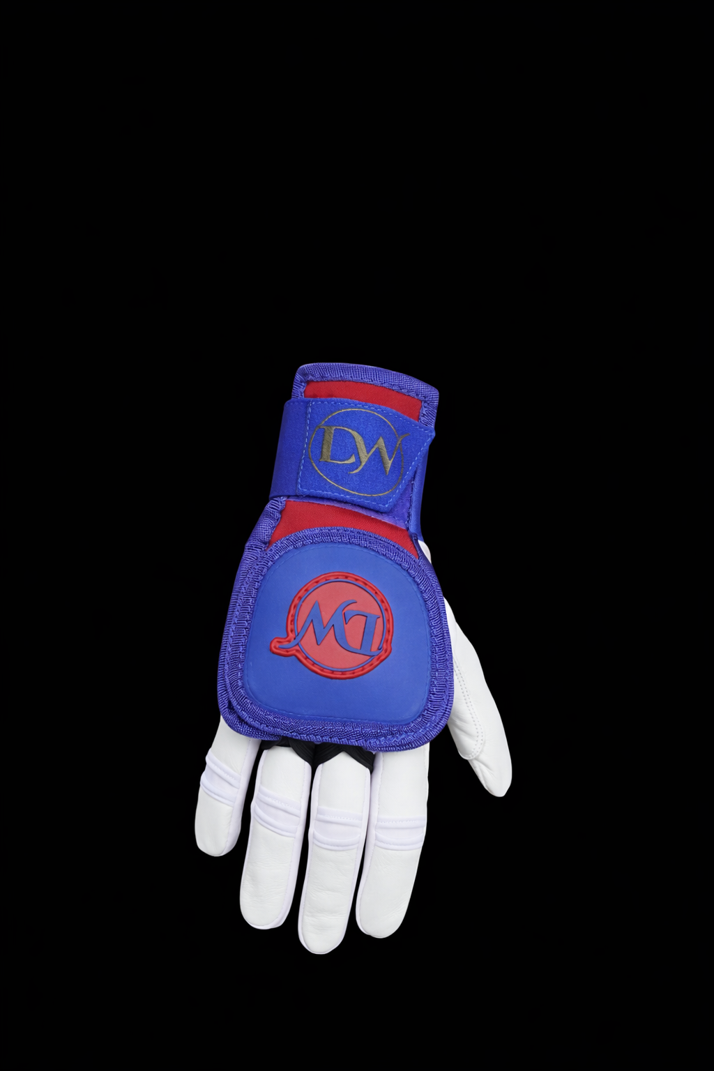 Protector de Mano Azul Royal/Rojo