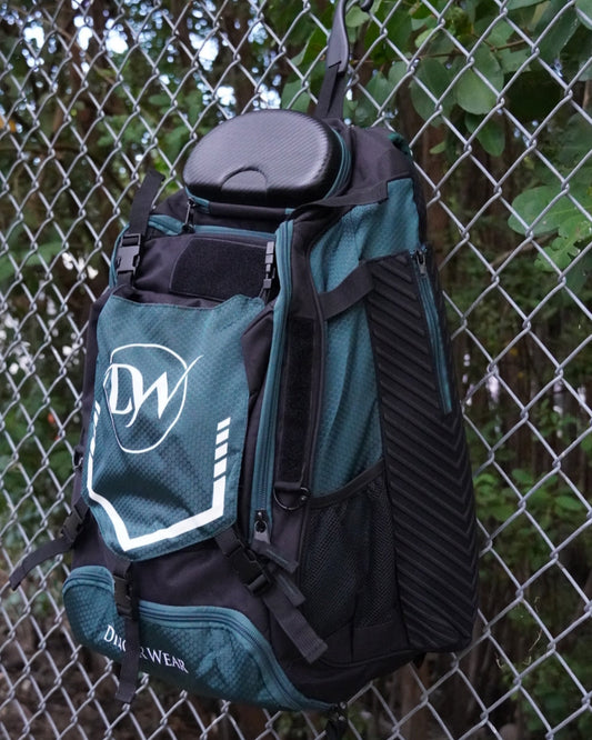 LARGE BLACK/GREEN Backpack