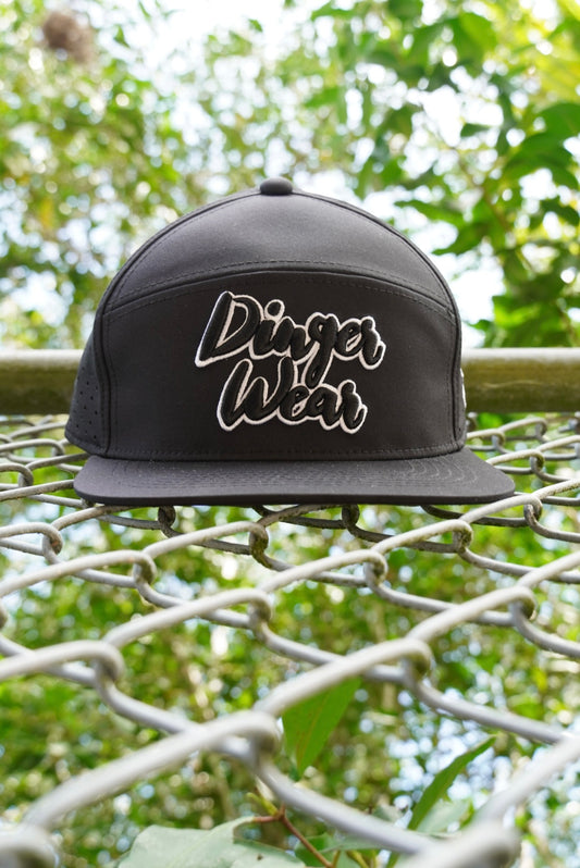 Black & Black 5 Panel Snapback