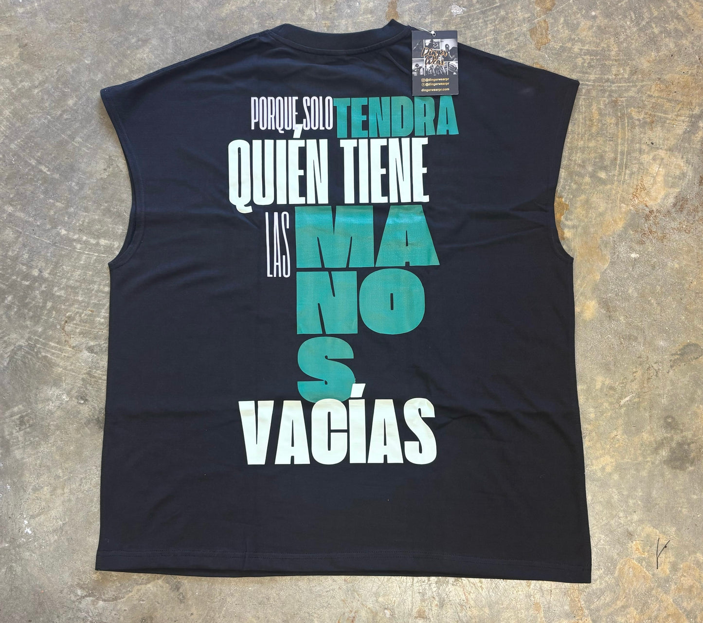 "Manos Vacías" Camisa Sin Mangas