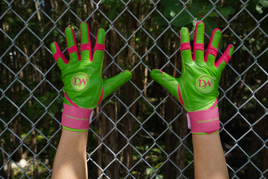 NEON GREEN/PINK  Batting Gloves