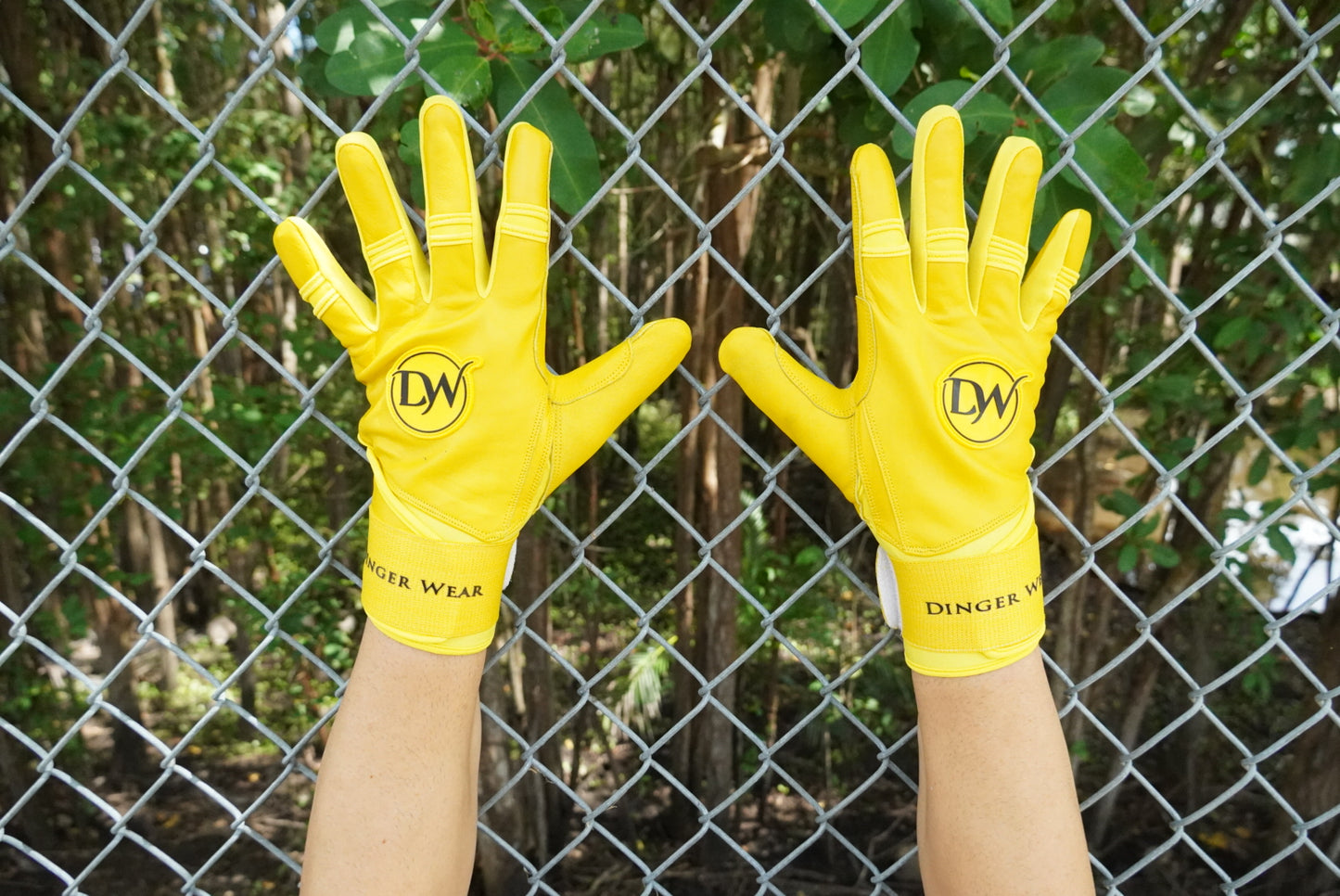 ALL YELLOW Batting Gloves