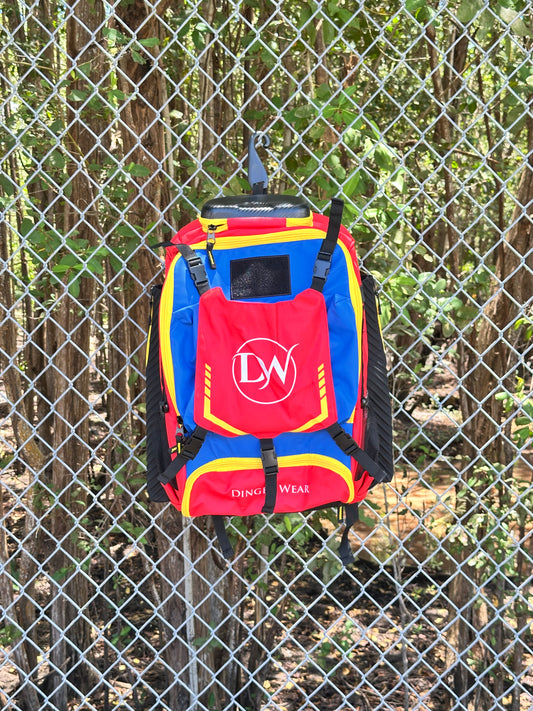 Large Red/Yellow/Royal Blue