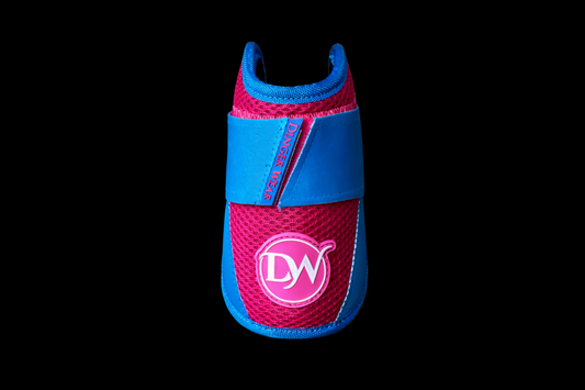 Codera Fushia/Azul Cielo