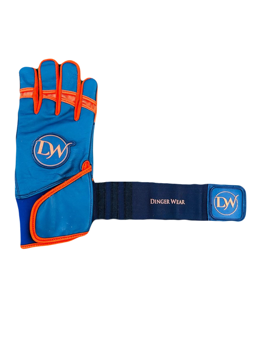 NAVY BLUE/ORANGE Batting Glove