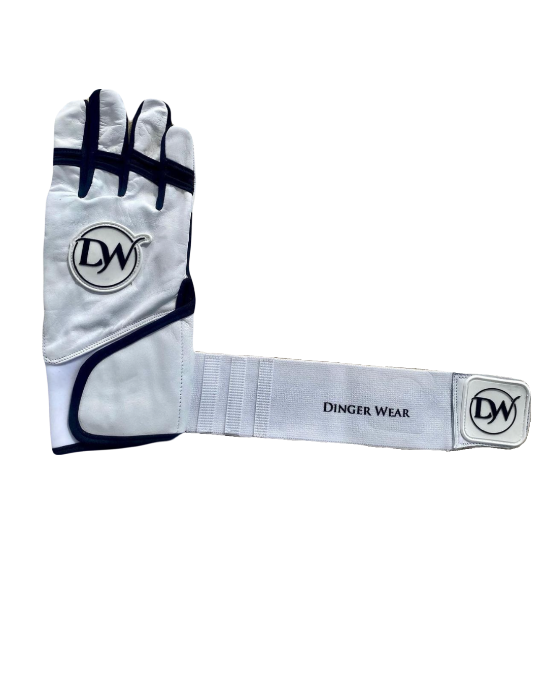 WHITE & BLACK Batting Glove