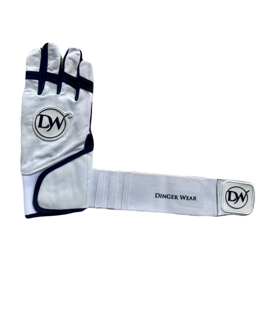 WHITE & BLACK Batting Glove