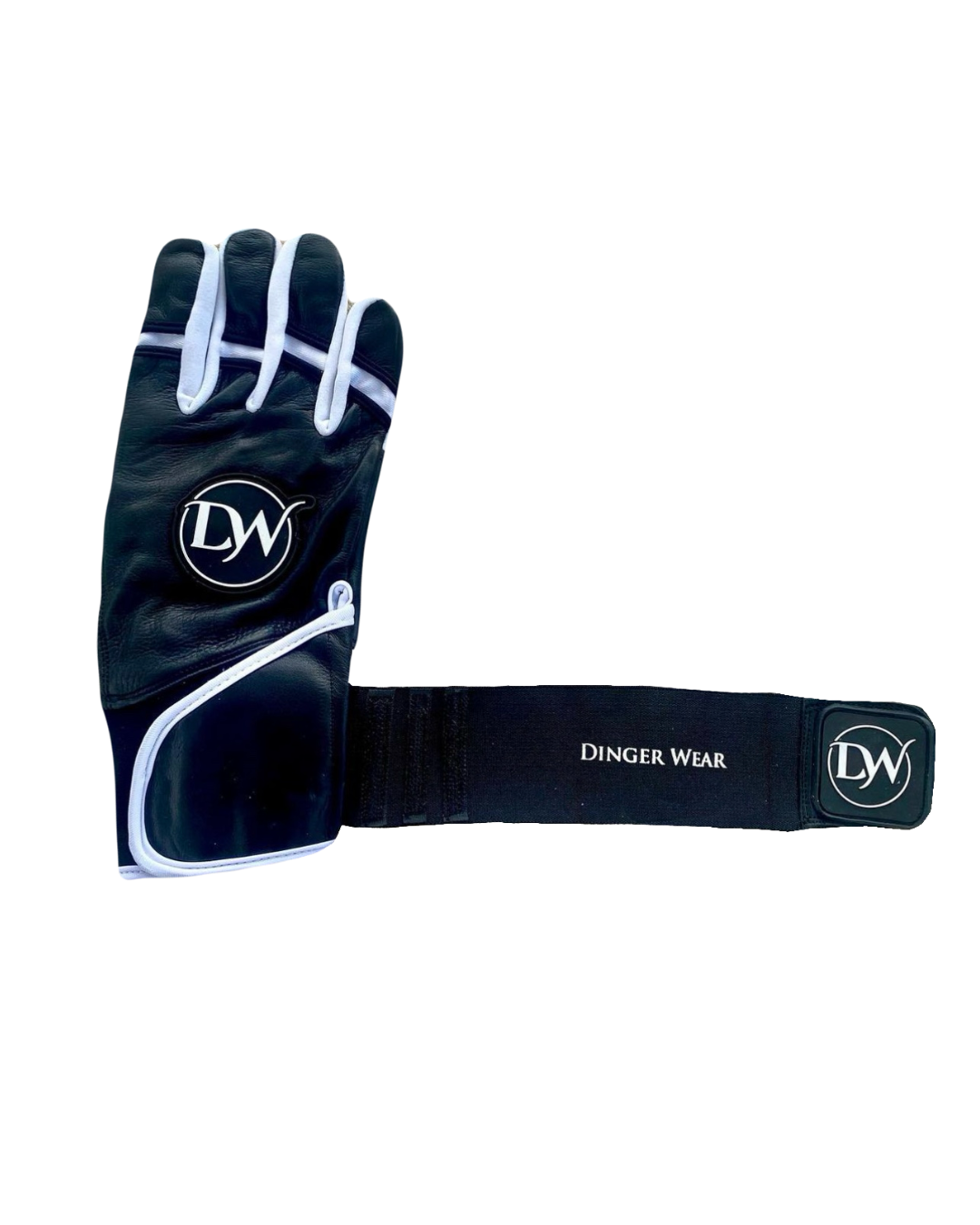 BLACK & WHITE  Batting Glove