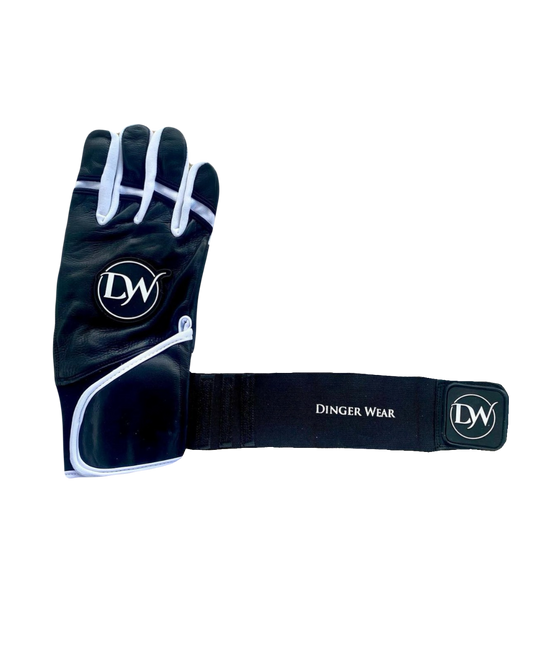 BLACK & WHITE  Batting Glove