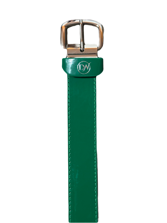 DW Green baseball belt