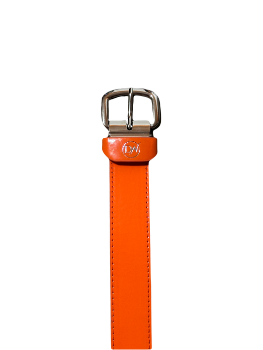 DW Orange baseball belt