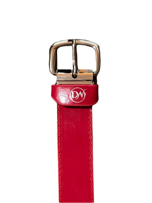 DW Red baseball belt